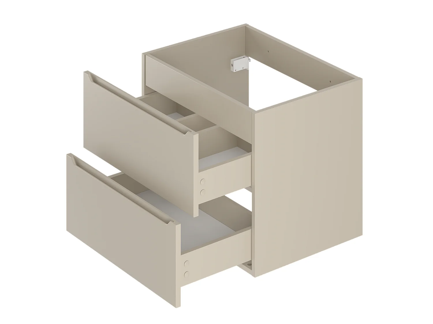 Ensemble de salle de bain en cachemire 120 cm Armoire Plan de travail Lavabo Colonne Colonne Etna