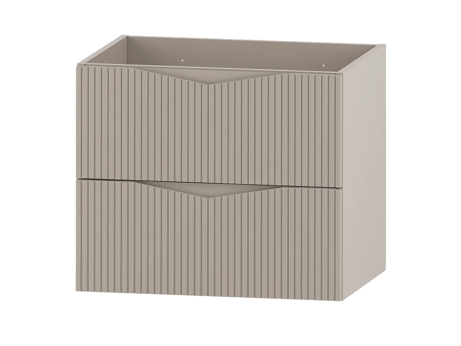 Meuble simple vasque encastrée 60cm Tao Cachemire