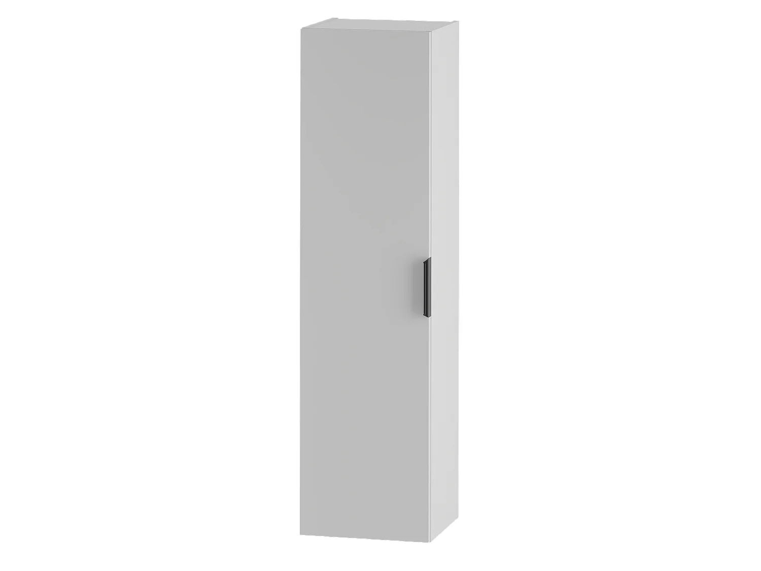 Armoire blanche pour salle de bain Colonne haute 1 porte Pile