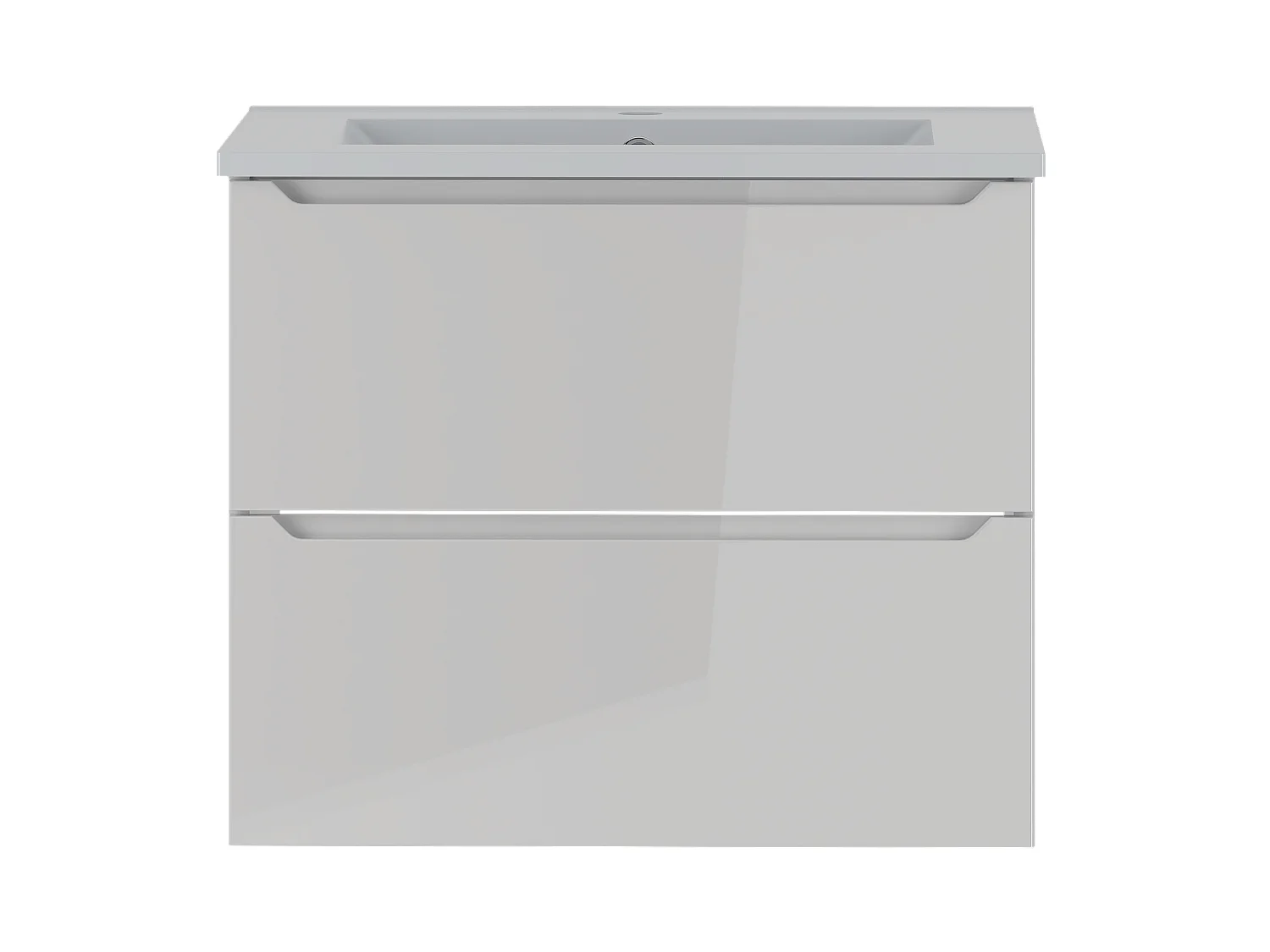 Ensemble de salle de bain blanc 60 cm Meuble avec lavabo Etna