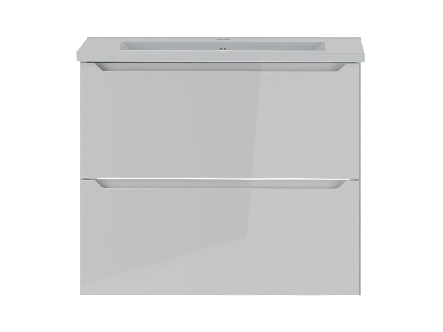 Ensemble de salle de bain blanc 60 cm Meuble avec lavabo Etna