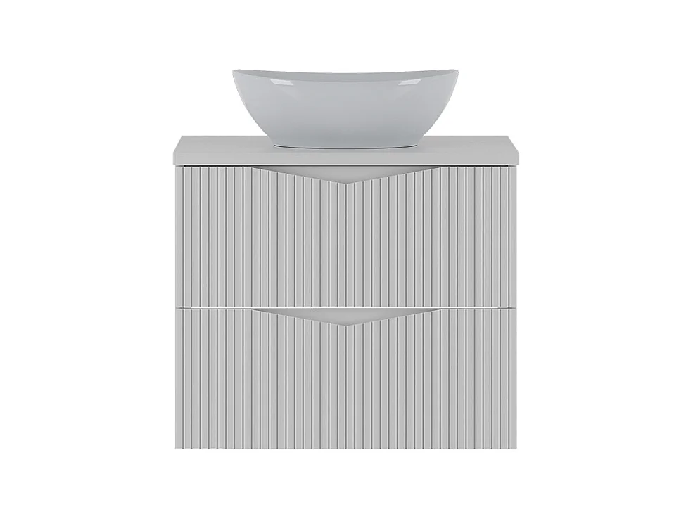 Meuble simple vasque 60cm Tao Blanc