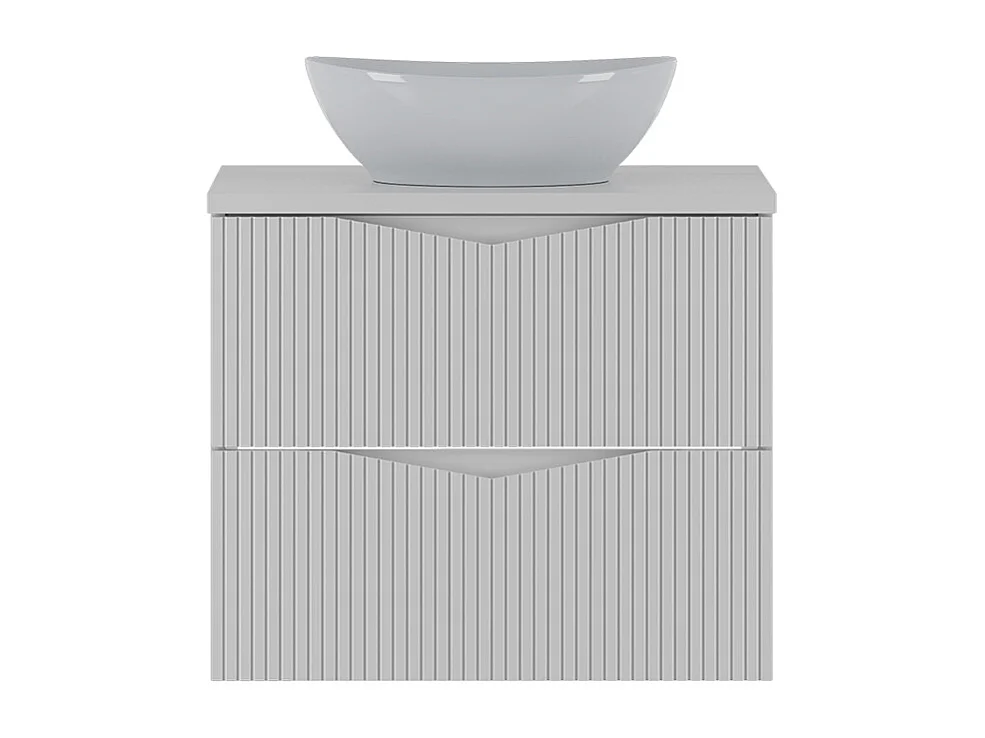 Meuble simple vasque 60cm Tao Blanc