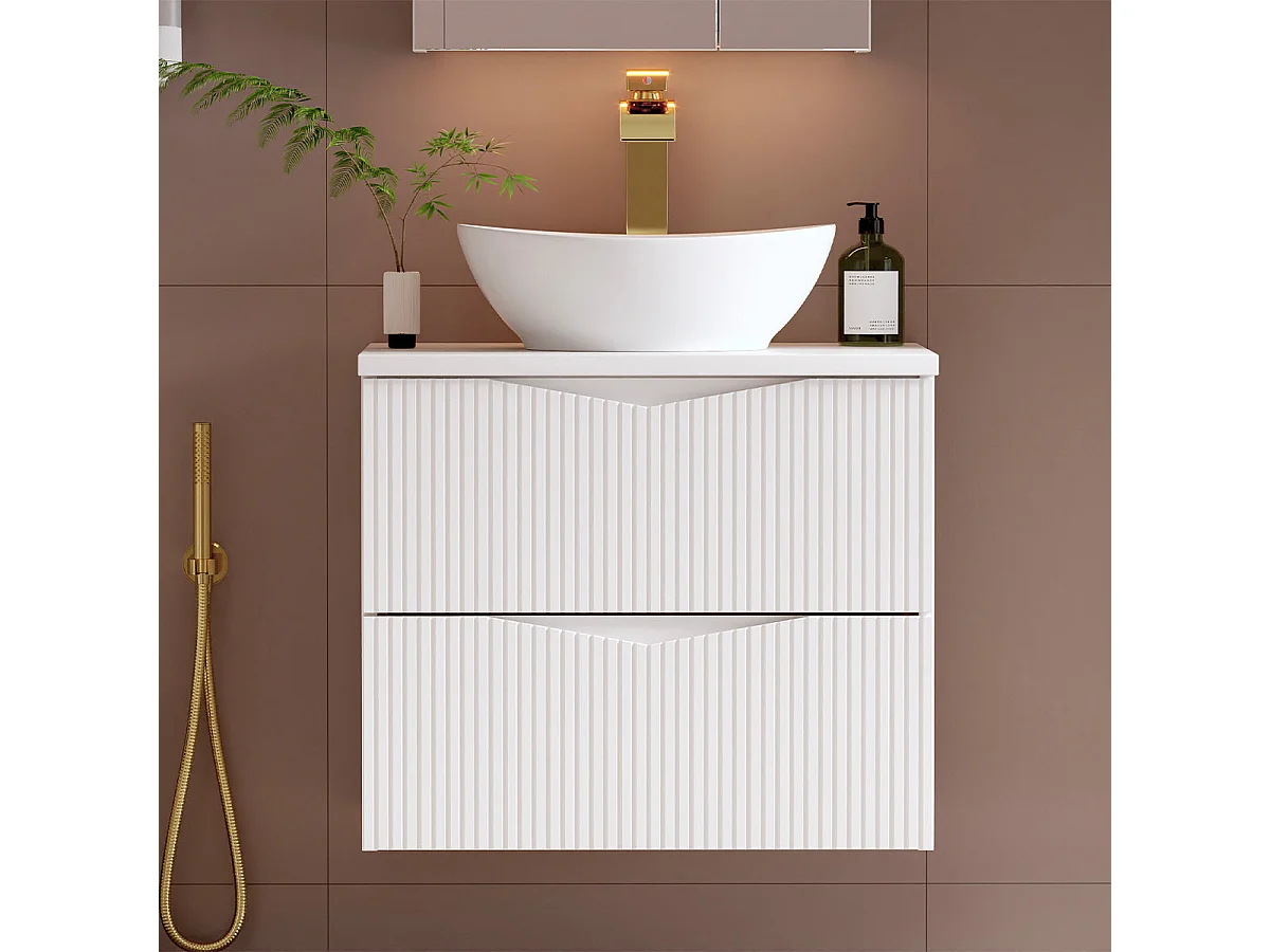 Einzelwaschtisch 60cm Tao Weiß