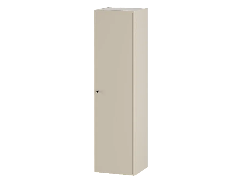 Armoire de salle de bain en cachemire Colonne haute 1 porte Marco