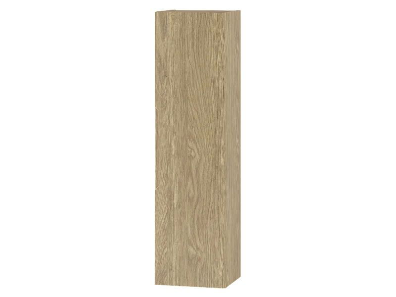 Armoire de salle de bain Colonne haute 1 porte Chêne huilé Etna