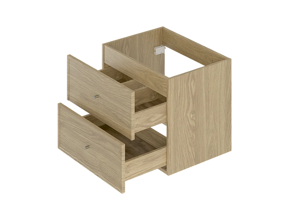 Ensemble pour salle de bain 120 cm Meuble avec lavabo Chêne huilé Marco