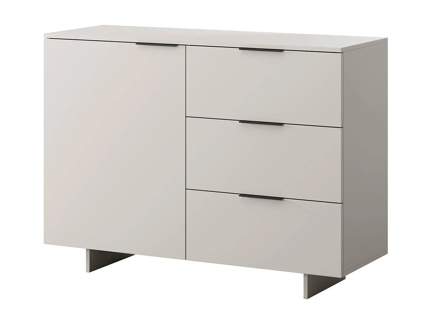 Kredenz Aveiro, ein Regal, 41,5x120x90h cm Beige, Sideboard