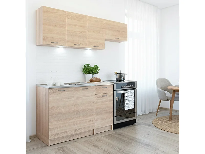 Cucina Completa Terceira, un Cassetto, Marrone Rovere