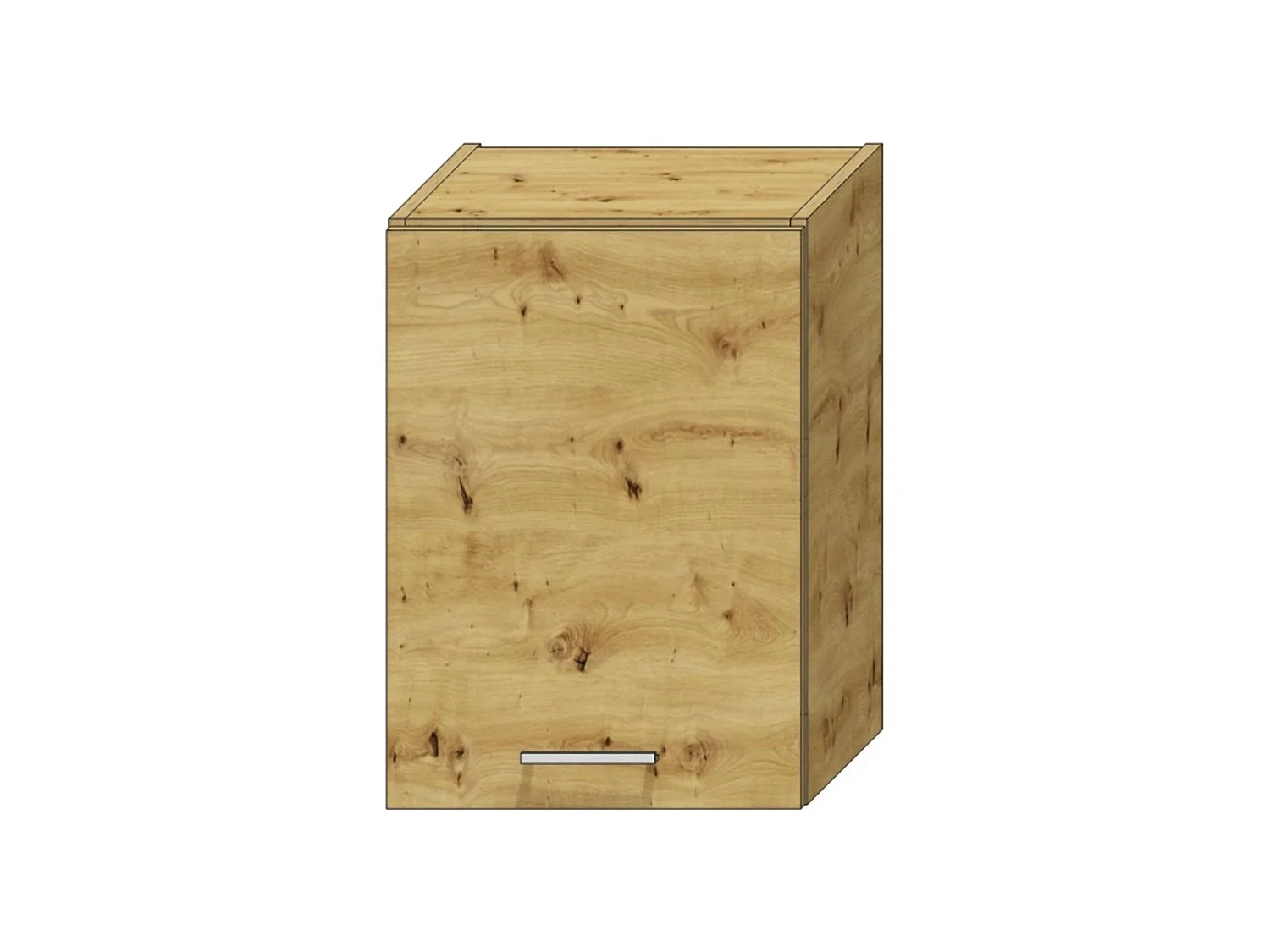 Cuisine Complète Terceira, un Tiroir, Chêne Brun Noeuds