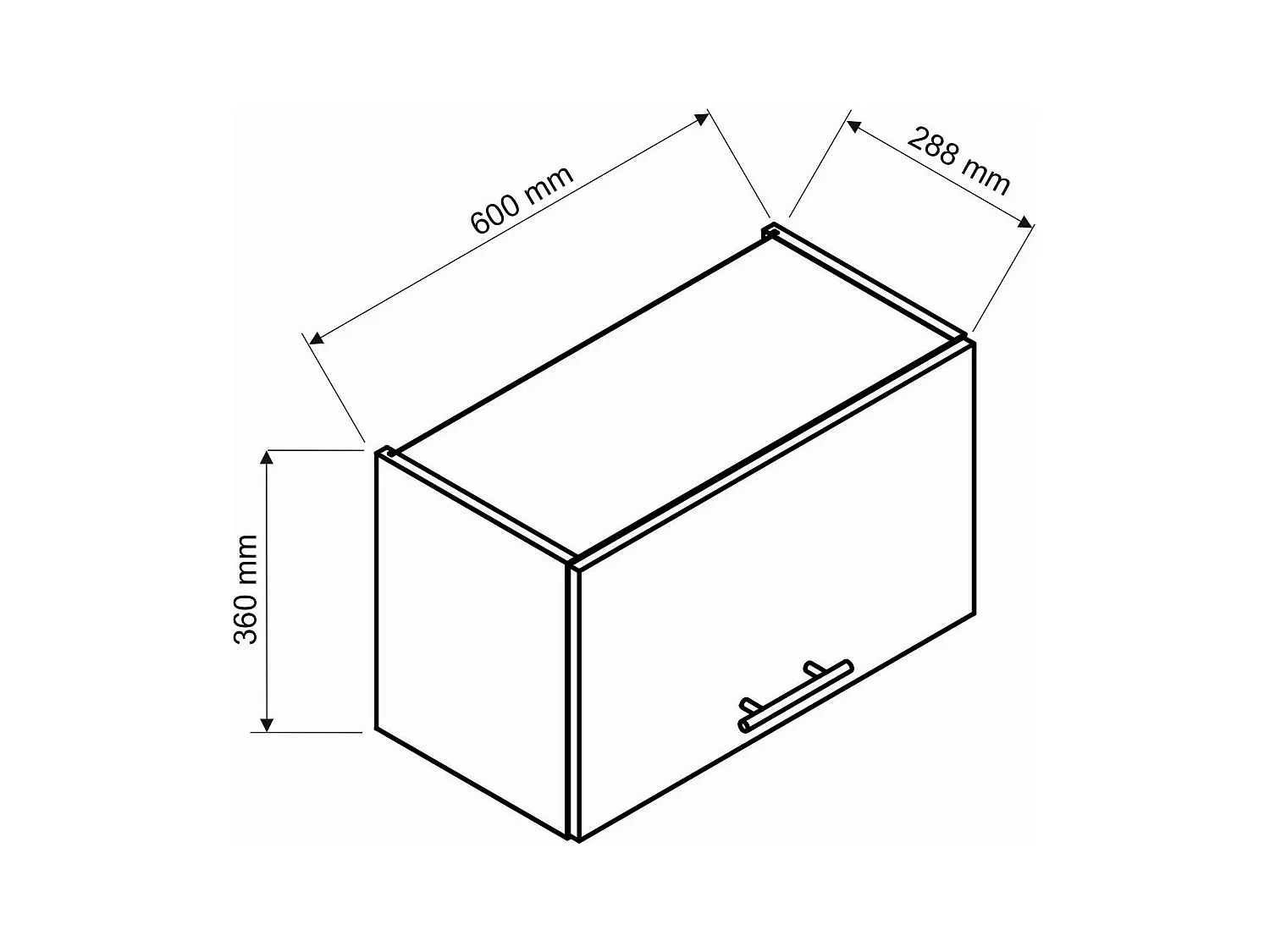 Cuisine complète Cormons, ensemble compact et fonctionnel avec portes et tiroir, anthracite