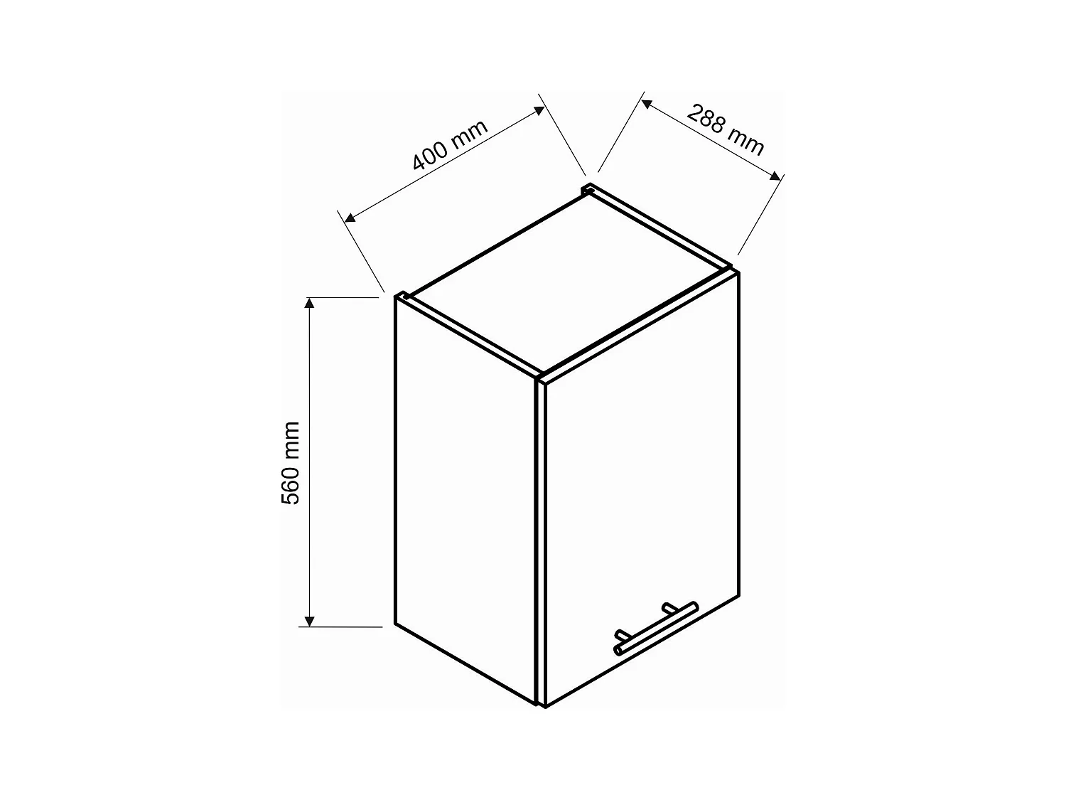 Cuisine complète Cormons, ensemble compact et fonctionnel avec portes et tiroir, anthracite