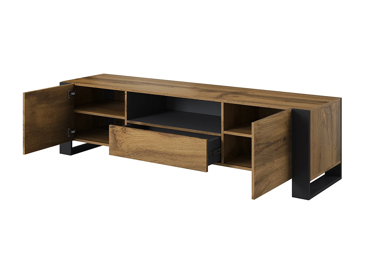 Meuble TV Trancoso, une étagère, 42x150,5x60h cm Beige