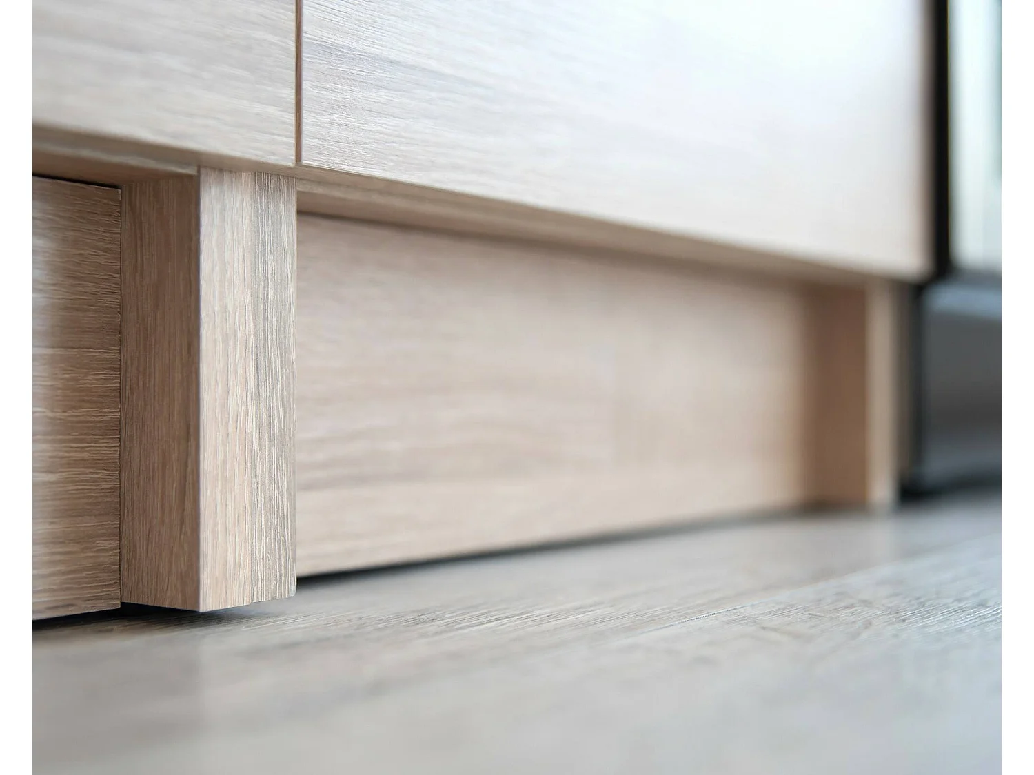 Cucina completa Urzulei, Set compatto e funzionale con ante e cassetto, Rovere