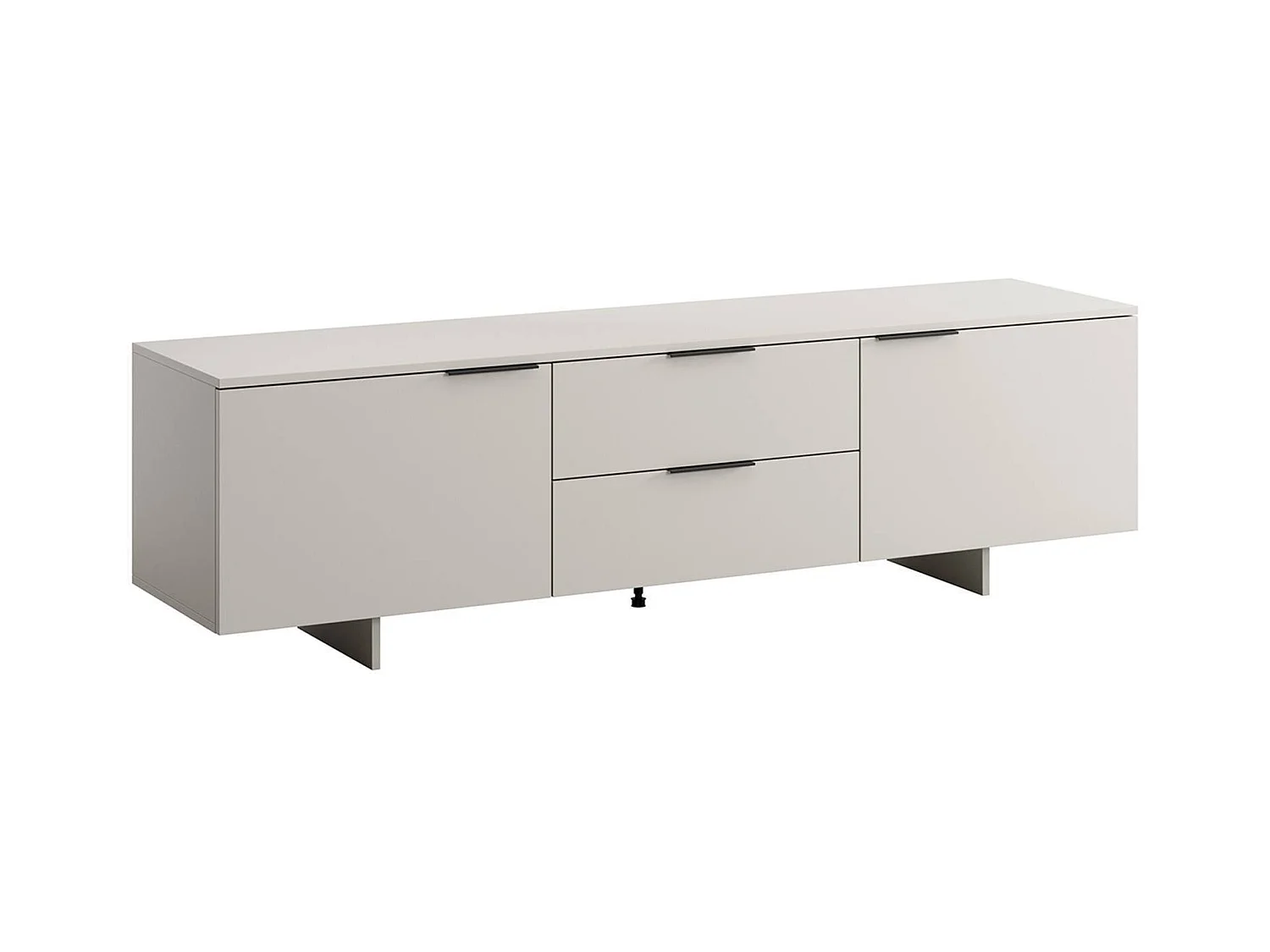 Meuble TV Freamunde, une étagère, 41,5x180x55h cm Beige