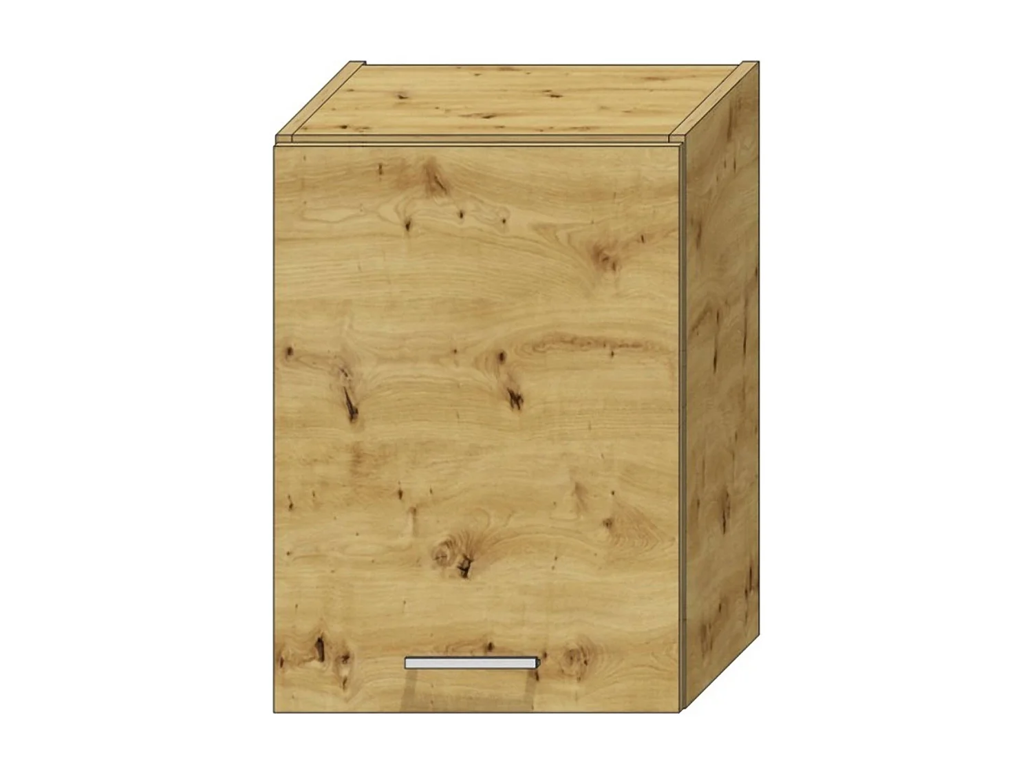 Cuisine Complète Graciosa, un Tiroir, Chêne Brun Nœuds