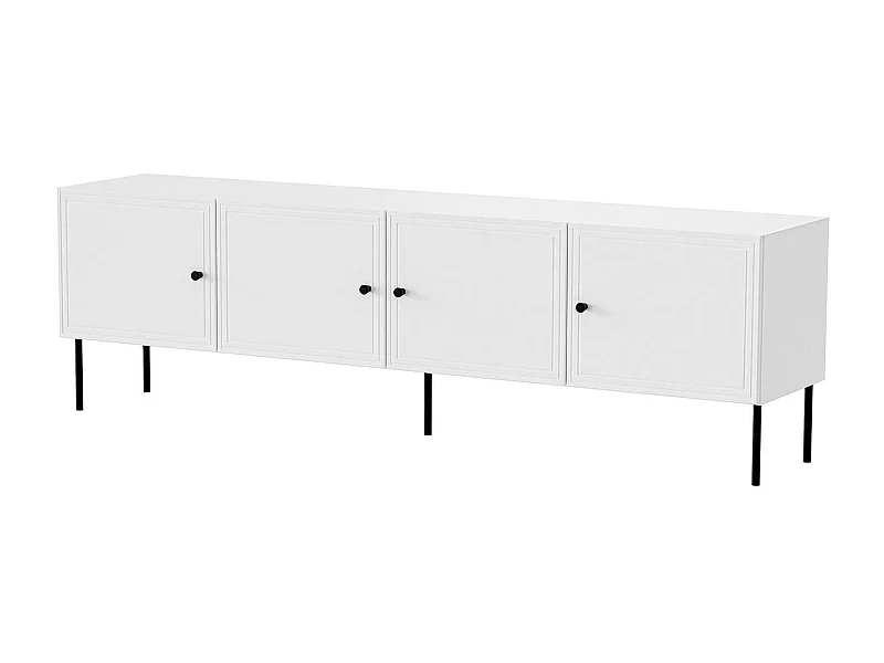 Meuble TV Felgueiras, une étagère, 40x201x60h cm Blanc