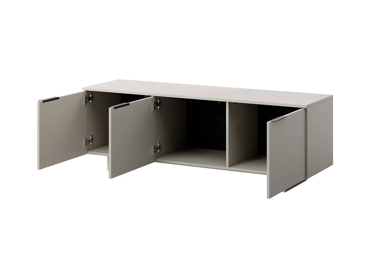 Meuble TV Fundao, une étagère, 41,5x150x55h cm Beige