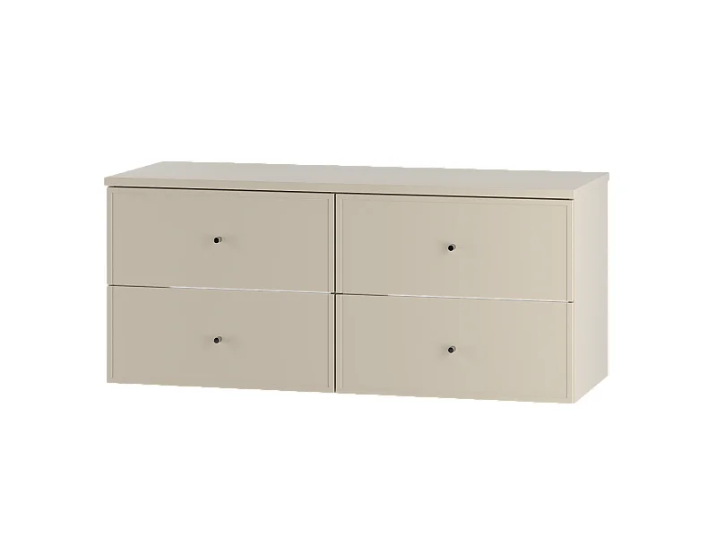 Ensemble de salle de bain en cachemire 120 cm Armoire avec plateau Marco