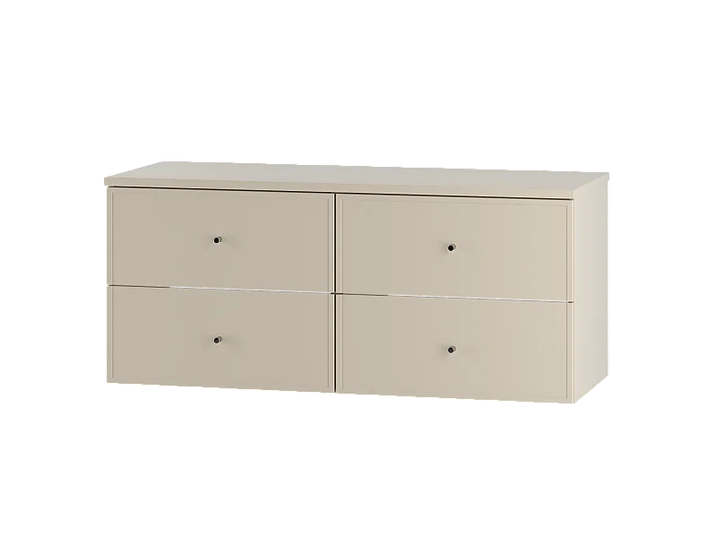 Ensemble de salle de bain en cachemire 120 cm Armoire avec plateau Marco