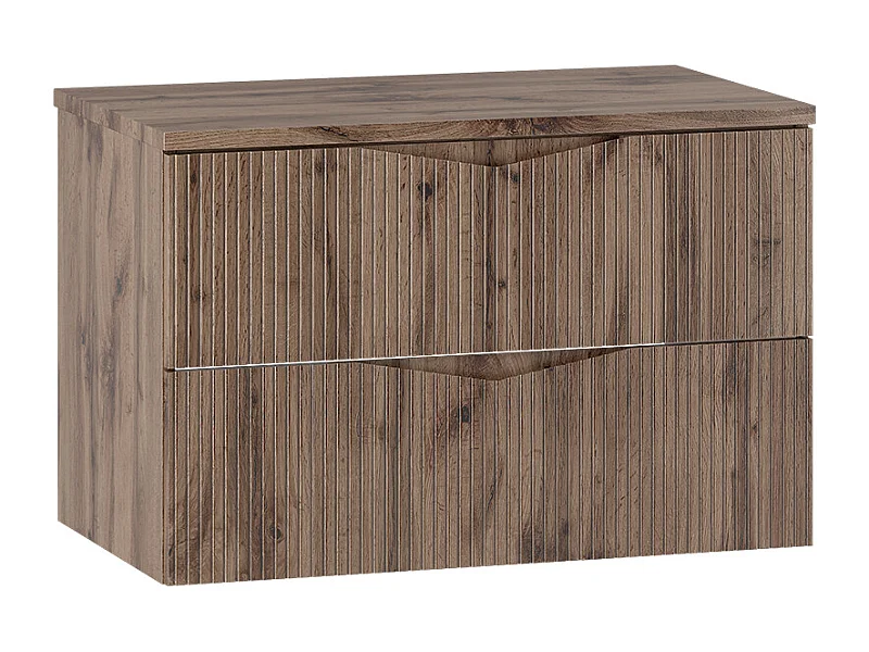 Mobile bagno senza lavabo Tao marrone 80cm