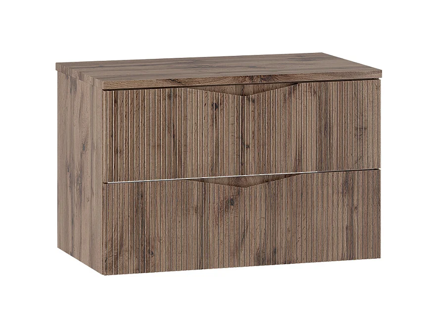 Meuble sous-vasque 80cm plan de toilette Tao Bois