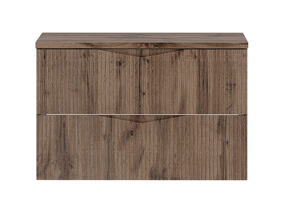 Meuble sous-vasque 80cm plan de toilette Tao Bois