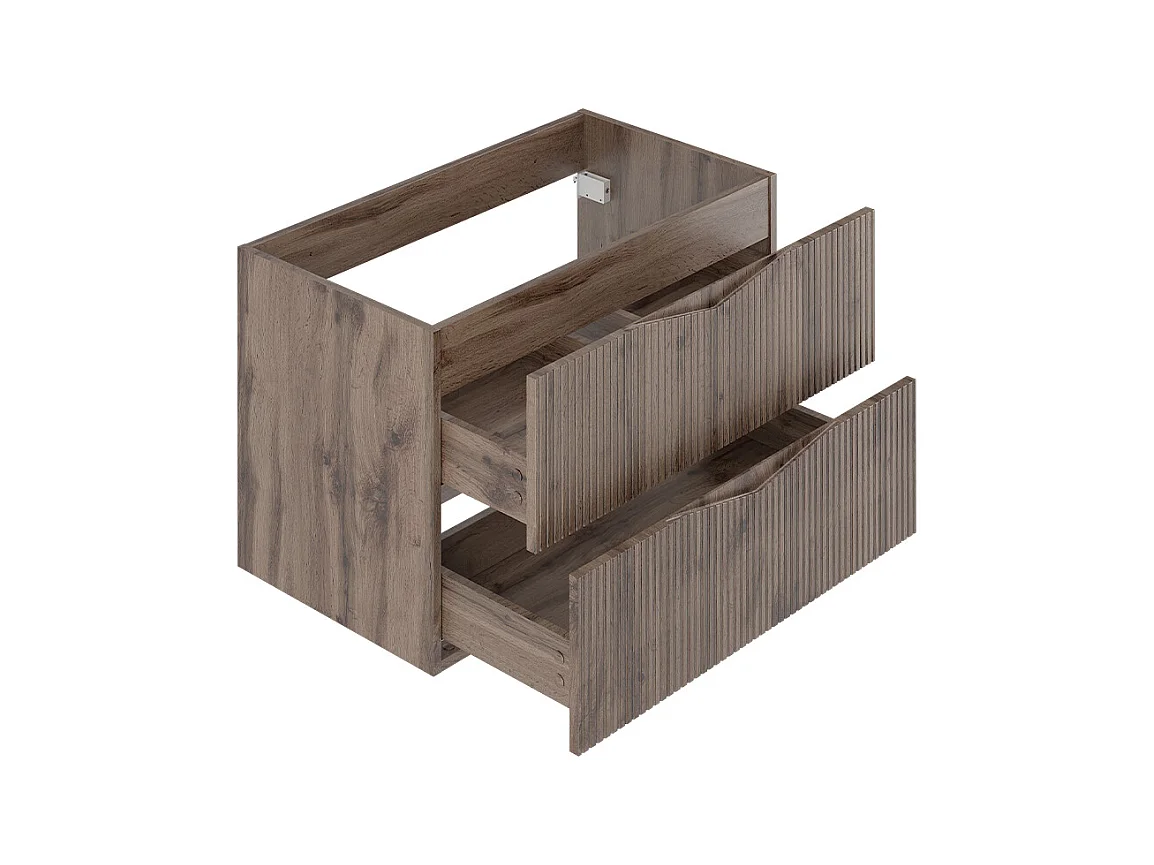 Meuble sous-vasque 80cm plan de toilette Tao Bois