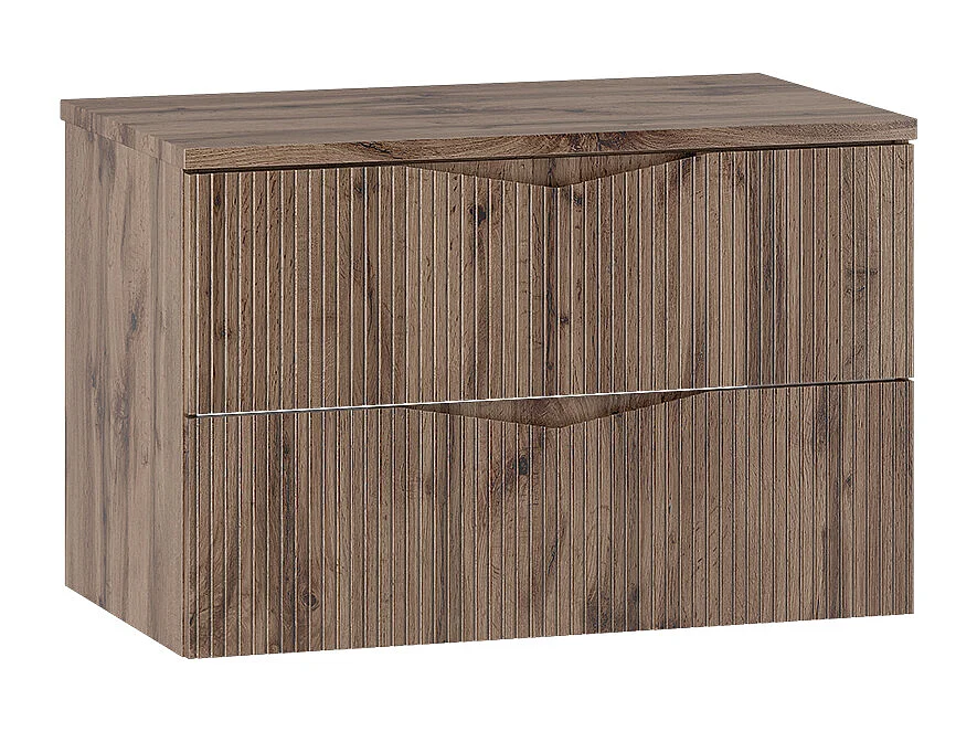 Meuble sous-vasque 80cm plan de toilette Tao Bois