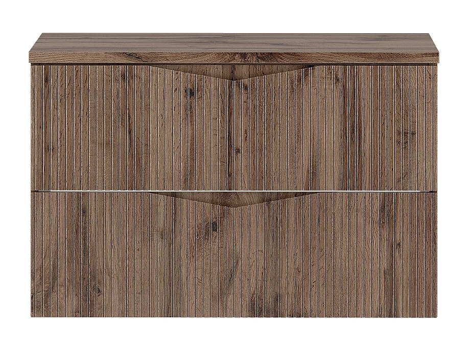 Meuble sous-vasque 80cm plan de toilette Tao Bois