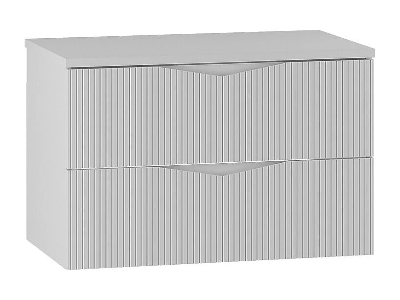 Meuble sous-vasque 80cm plan de toilette Tao Blanc