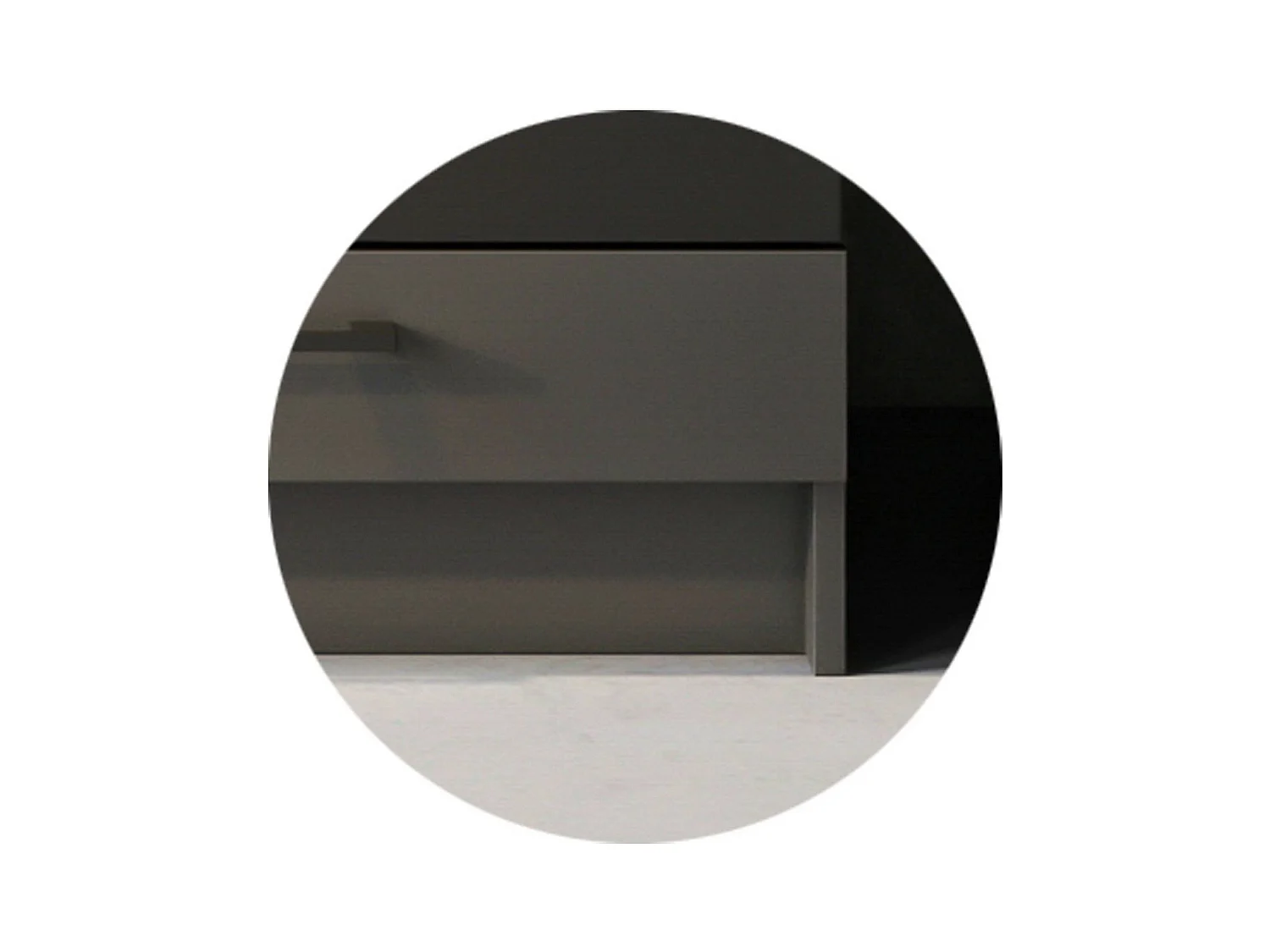 Cucina completa Covo, Set compatto e funzionale con ante e cassetto, Antracite