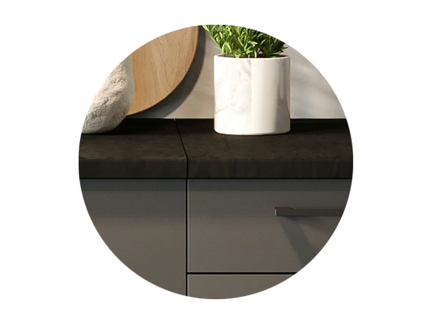 Cucina Completa Madera, un Cassetto, Grigio Antracite