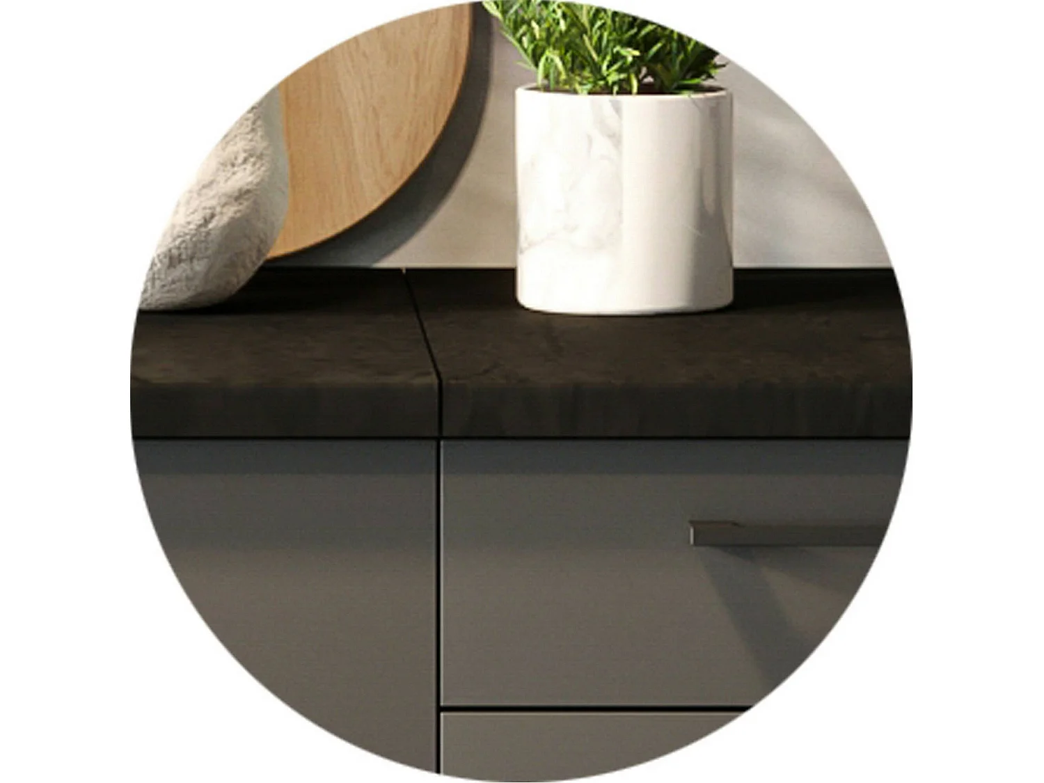 Cuisine Complète Madera, Modulable, Gris Anthracite, Électroménagers non inclus