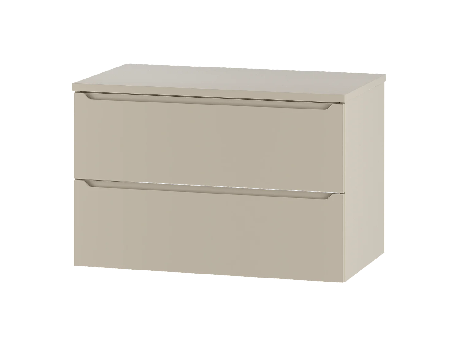 Ensemble de salle de bain en cachemire 80 cm Armoire avec plateau Etna