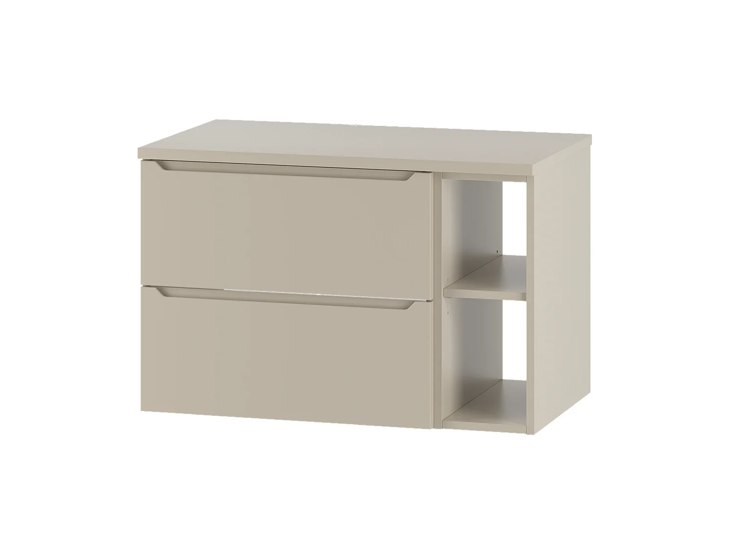 Kaschmir-Badezimmer-Set 80 cm Schrank Regal Arbeitsplatte Etna