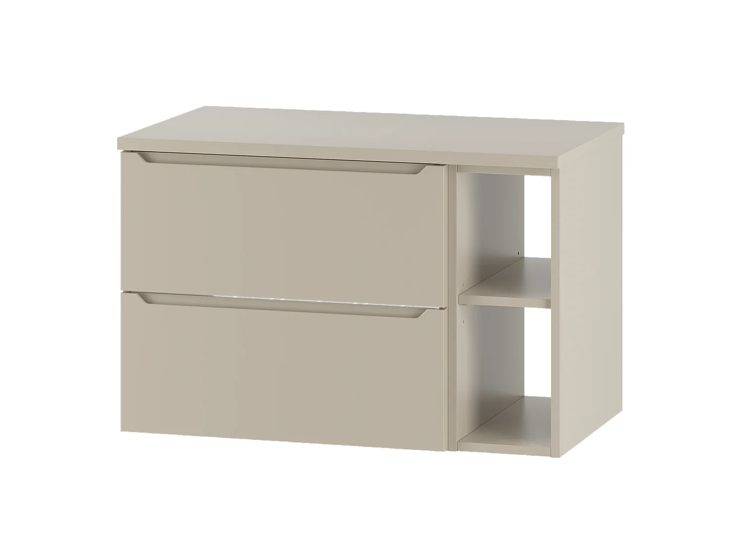 Kasjmier badkamerset 80 cm Kast Rek Etna-blad