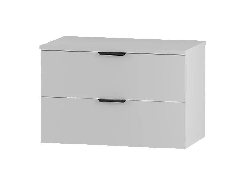 Wit badkamerset 80 cm Kast met blad Pile