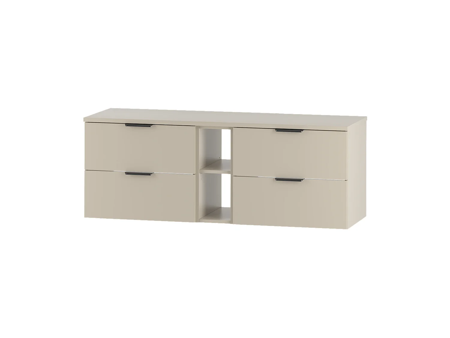 Kasjmier badkamerset 140 cm Kast Rek Werkblad Pile