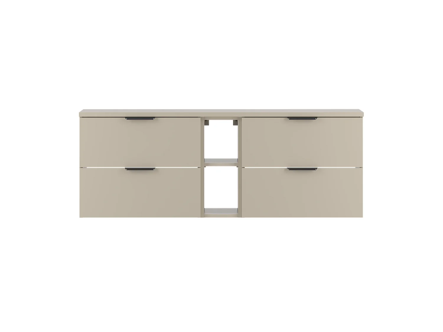 Kasjmier badkamerset 140 cm Kast Rek Werkblad Pile