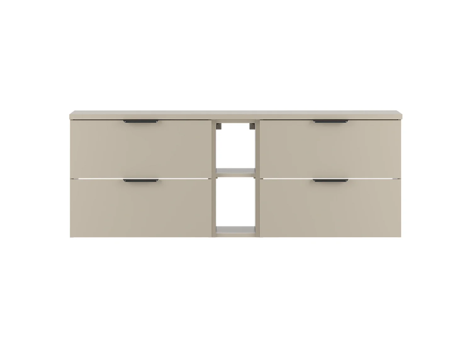 Ensemble de salle de bain en cachemire 140 cm Armoire Étagère Plateau Pile