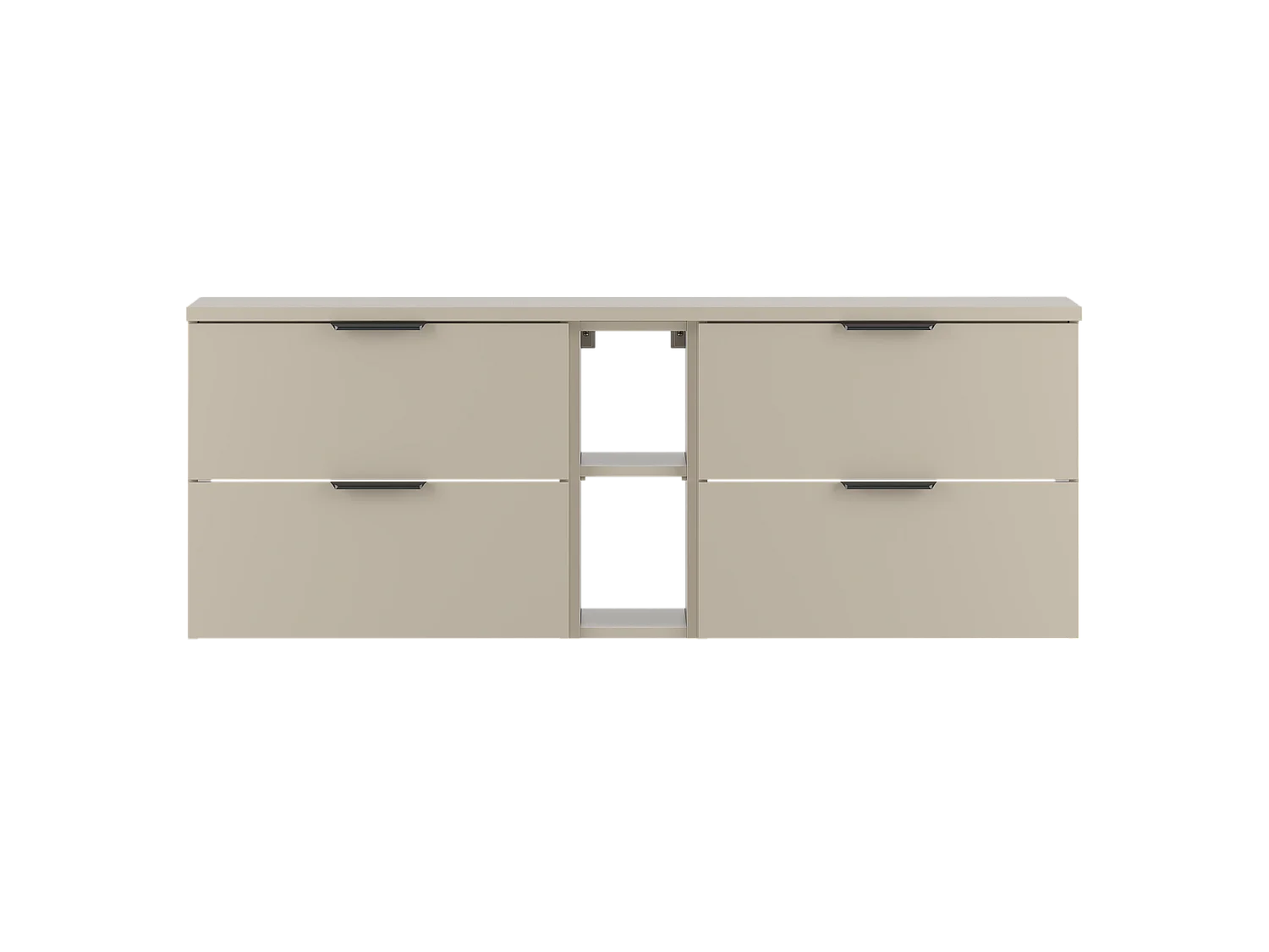 Ensemble de salle de bain en cachemire 140 cm Armoire Étagère Plateau Pile