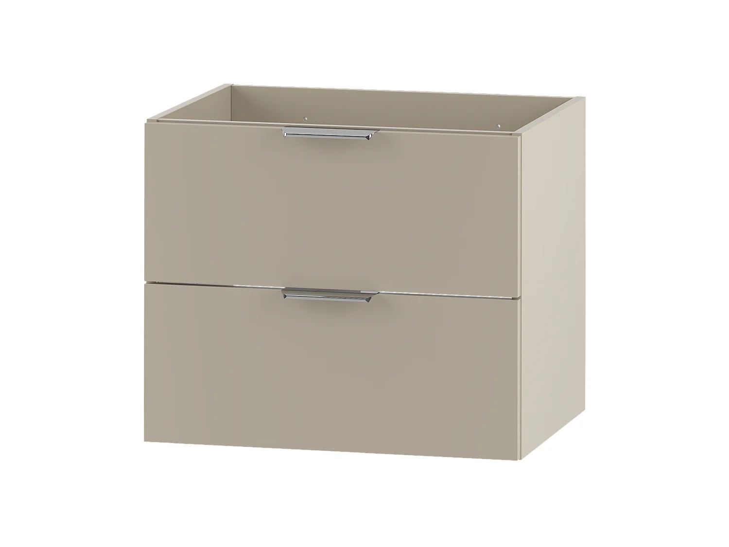 Meuble sous lavabo en cachemire 60 cm 2 tiroirs Pile