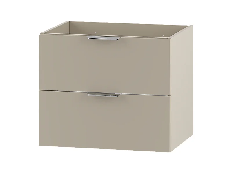 Meuble sous lavabo en cachemire 60 cm 2 tiroirs Pile