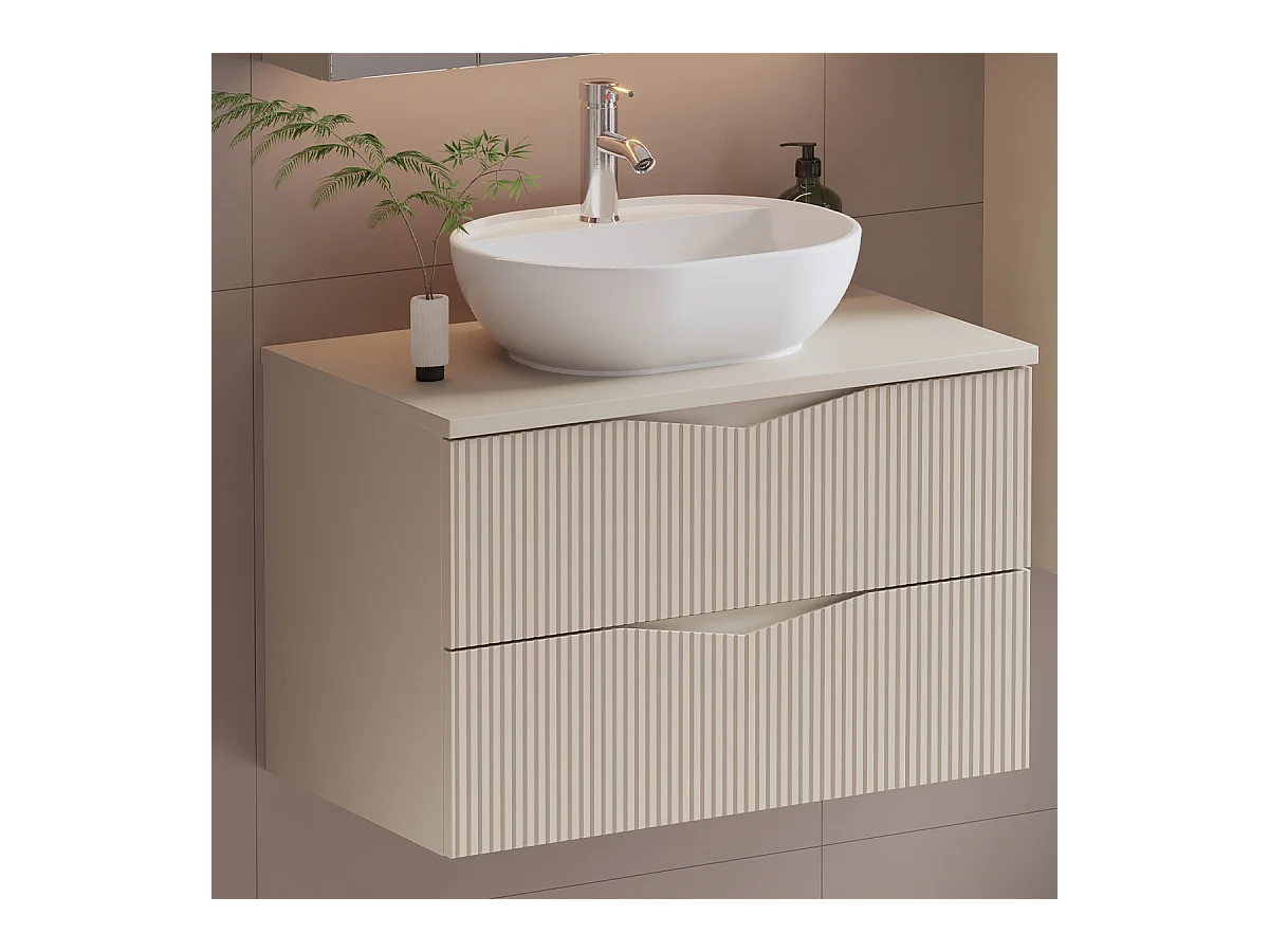 Meuble sous-vasque 80cm Tao Cachemire