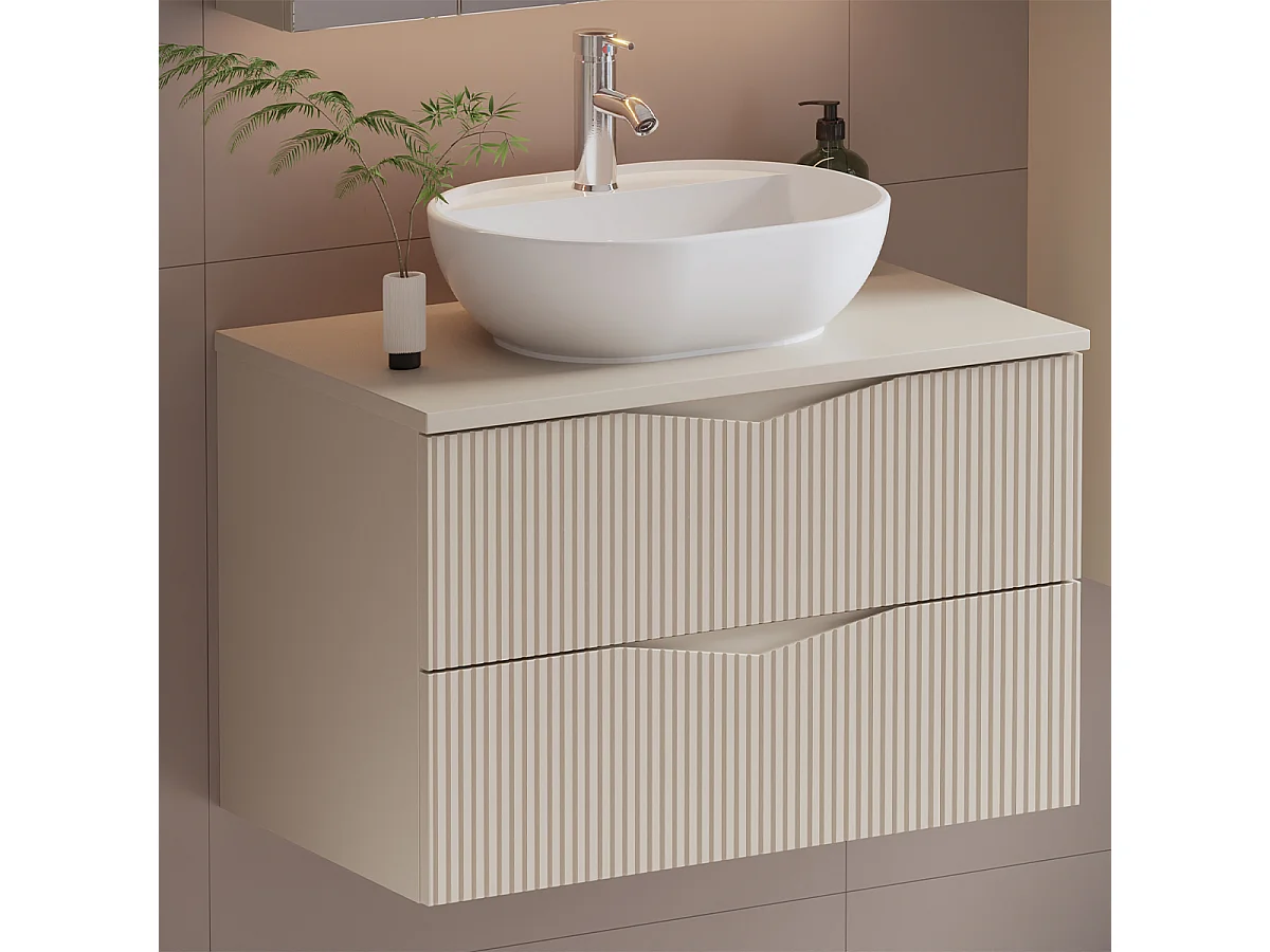 Meuble sous-vasque 80cm Tao Cachemire