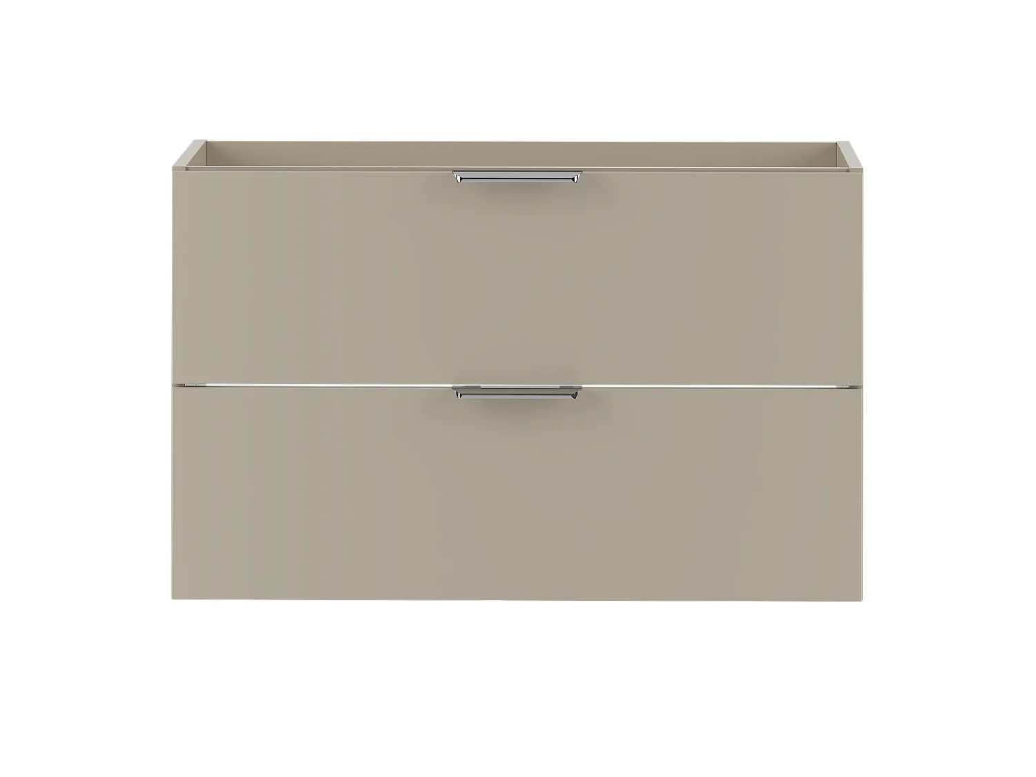 Armoire sous lavabo en cachemire 80 cm 2 tiroirs Pile