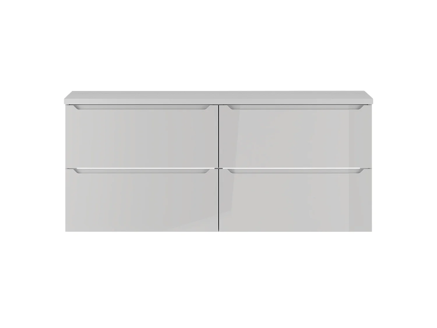 Ensemble de salle de bain blanc 120 cm Armoire avec plan de travail Etna