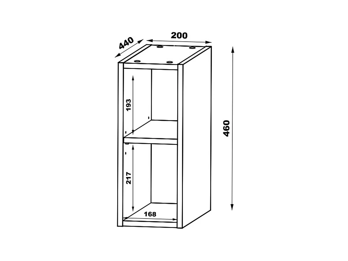 Meuble sous-vasque 80cm 2 niches plan de toilette Tao Cachemire