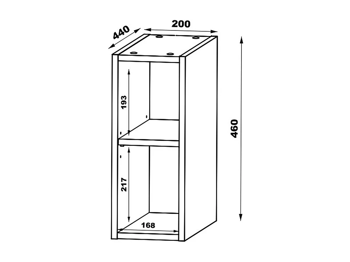 Meuble sous-vasque 80cm 2 niches plan de toilette Tao Cachemire